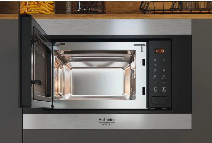 Microonde A Incasso Hotpoint Mf20S Ix Ha 20 Litri 800 W (A39xL59,4xP34,9) Inox e Nero - immagine 4