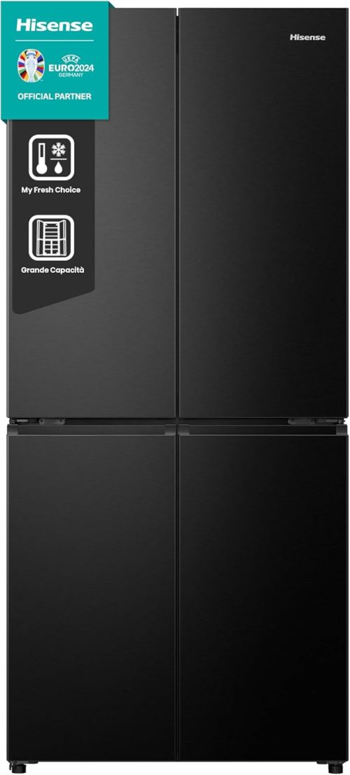 Frigorifero Multidoor 4 porte A Libera Installazione Hisense RQ5P470SAFE 483 Litri Classe E (A178