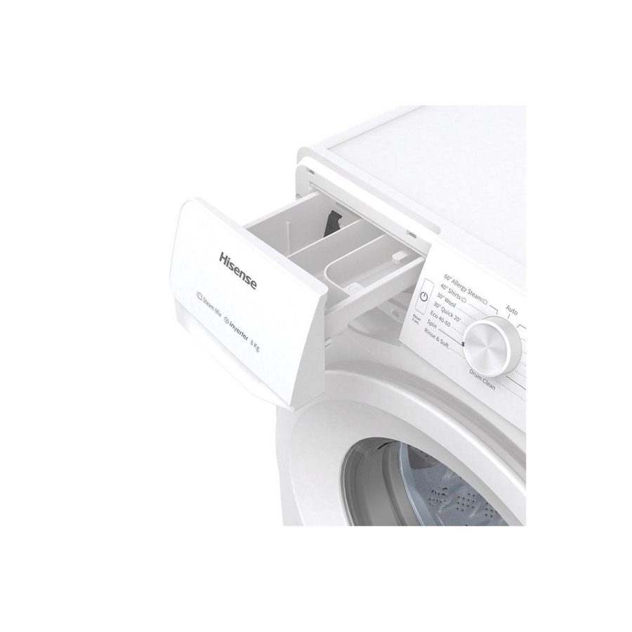 Lavatrice Caricamento frontale Hisense 9 kg WFGE90141VM Wave Plus 1400 Giri Classe B - immagine 2