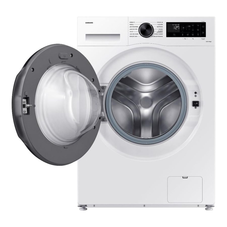 Lavatrice A Carico Frontale Samsung 8 Kg WW80CGC04DAE Serie 5000T Classe A 1400 Giri (A85xL60xP55) SmartThings Bixby Alexa Vapore Igienizzante - immagine 2