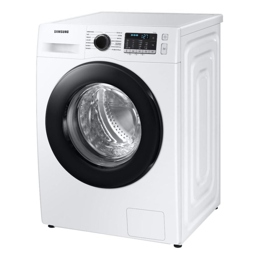 Lavatrice A Carico Frontale Samsung 9 Kg WW90TA046AT Crystal Clean Classe A 1400 Giri (A85xL60xP55) Vapore Igienizzante Ecolavaggio - immagine 2