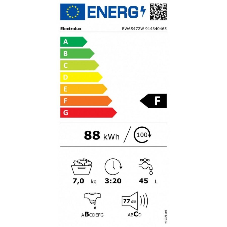 Lavatrice Slim a Carica Frontale Electrolux 7 kg 1200 Giri Perfect Care 600 EW6S472W Classe F - immagine 3