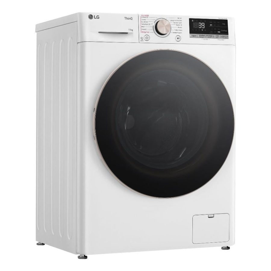 Lavatrice A Carico Frontale Lg AI DD Serie R7 F4R7011TSWG 11 Kg Classe A -10% 1400 Giri (A85xL60xP56,5) ThinQ Alexa Google Assistant - immagine 3