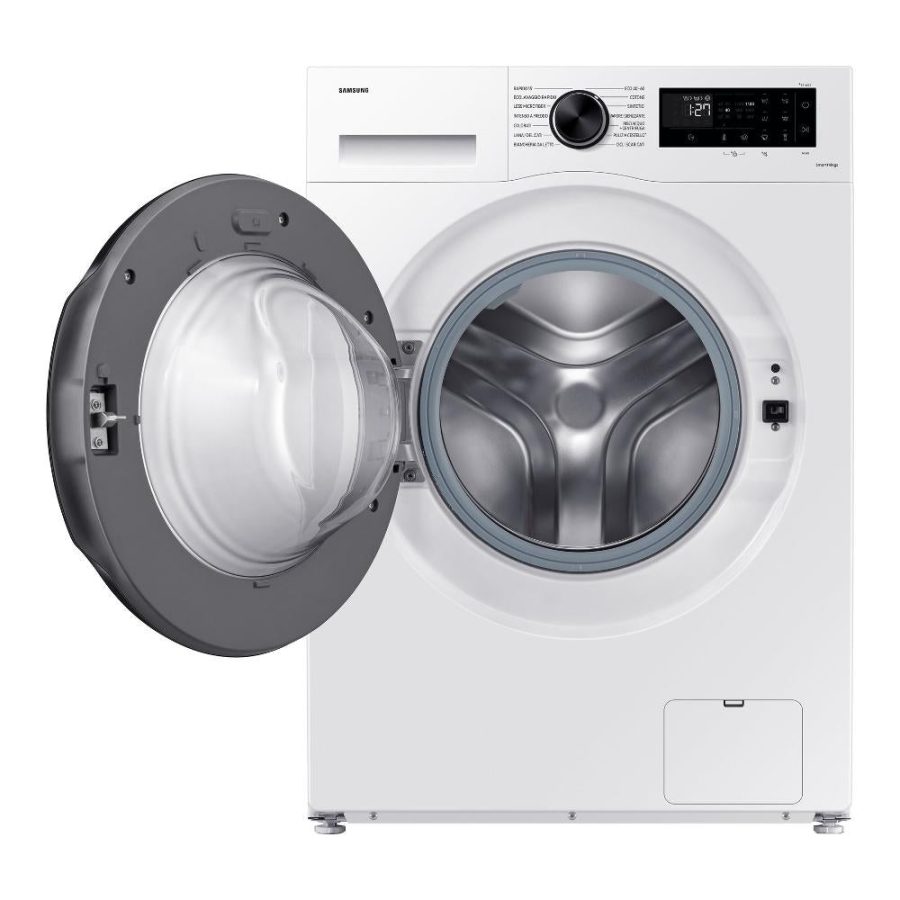 Lavatrice A Carico Frontale Samsung WW11DG5B25AE 11 Kg Classe A 1400 Giri SERIE 5000D (A85xL60xP60) Crystal Clean Smart Things Bixby Alexa Bianco - immagine 3