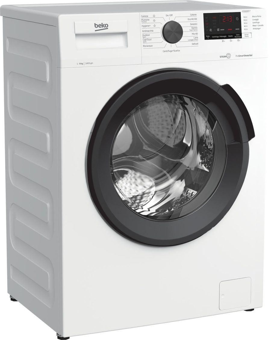 Lavatrice A Carico Frontale Beko WTX91482AI-IT 9 Kg Classe A 1400 Giri (A84xL60xP60) Display incorporato LED - immagine 4