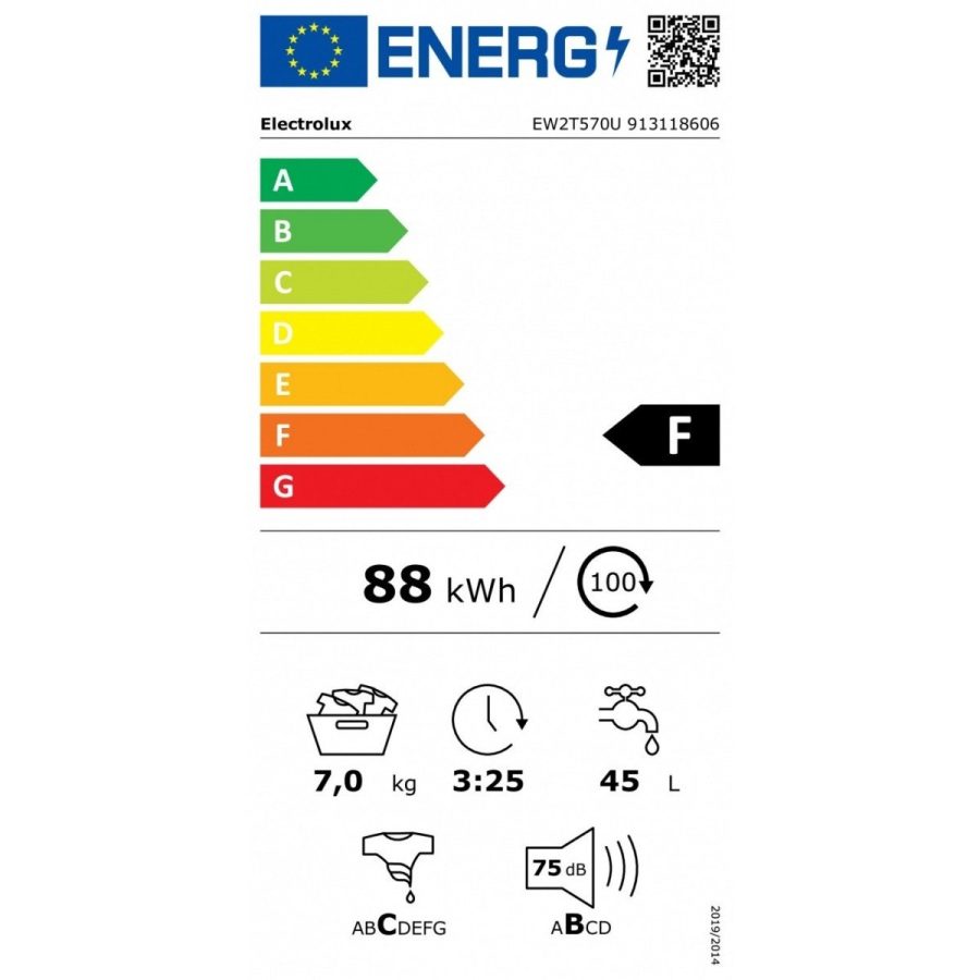 Lavatrice Carica dall'Alto Electrolux 7 Kg 1000 Giri EW2T570U Classe F - immagine 4