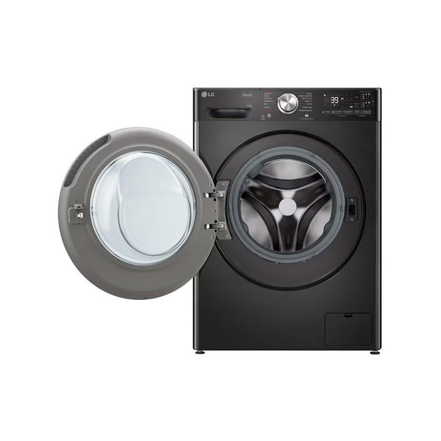 Lavatrice A Carico Frontale Lg 13 Kg Serie R9 F4R9513TPBC AI DD Classe A -20% 1400 Giri (A85xL60xP61,5) ThinQ Alexa Google Assistant Platinum Black - immagine 4