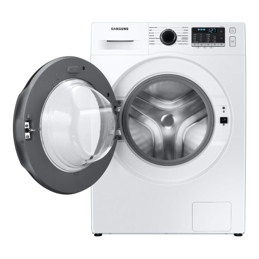 Lavatrice A Carico Frontale Samsung 9 Kg WW90TA046AT Crystal Clean Classe A 1400 Giri (A85xL60xP55) Vapore Igienizzante Ecolavaggio - immagine 4