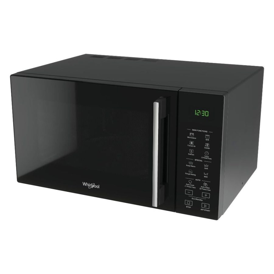 Forno A Microonde Combinato Whirlpool 6 Senso MWP 295 B 29 Litri 900 W (A30xL53,9xP49,7) Nero - immagine 4