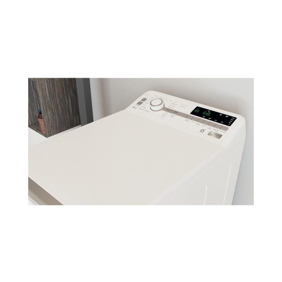 Lavatrice A Carica Dall'Alto Whirlpool 6 Kg 1200 Giri Classe B 6 Senso Zen TDLR 6252BS IT (A90xL40xP60) Bianco - immagine 4