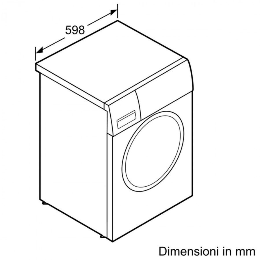 Asciugatrice a Condensazione Bosch 8 Kg a Carica Frontale Serie 4 EasyClean WTH83008II Classe A+ - immagine 5