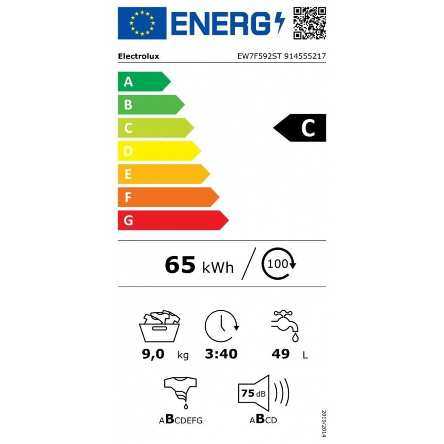 Lavatrice a Carica Frontale Electrolux 9 kg EW7F592ST 1400 Giri PerfectCare 700 Classe C - immagine 5