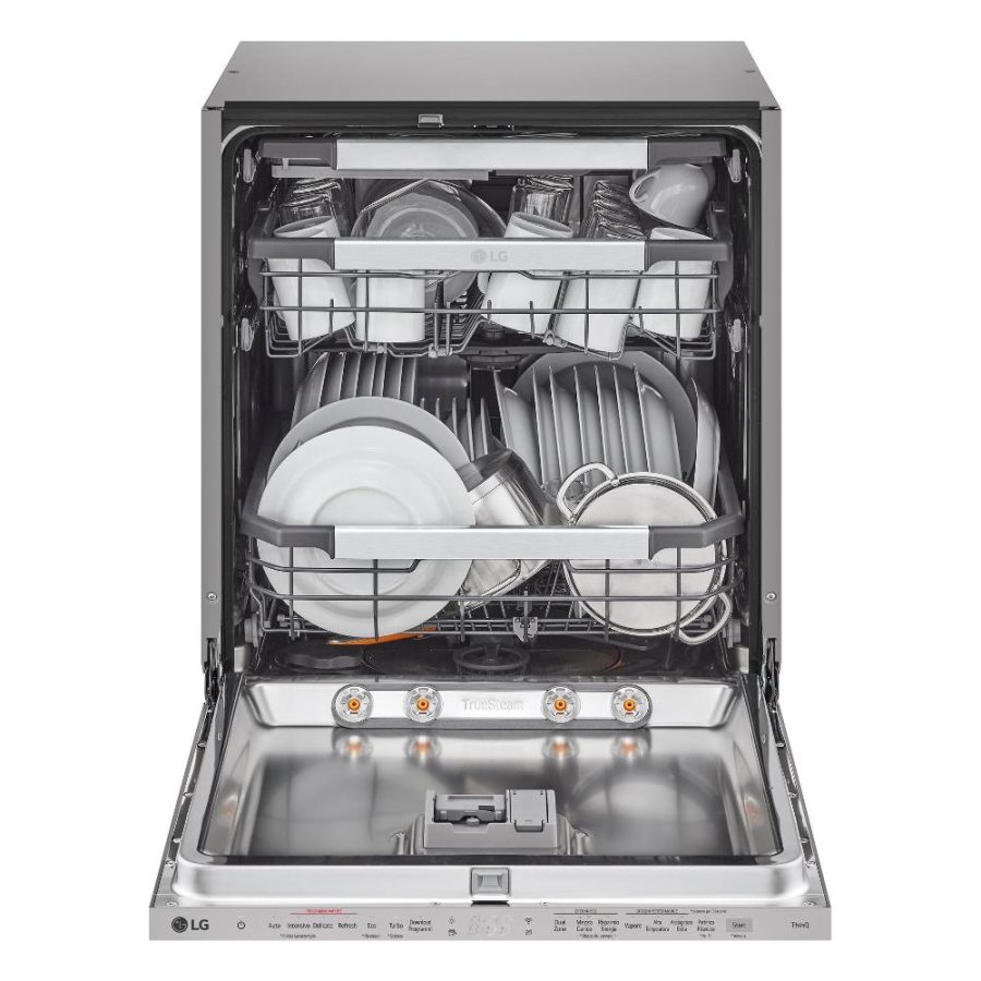 Lavastoviglie A Incasso Lg Serie 4 DB475TXS 14 Coperti Classe A (A81,5xL59,8xP55,4) QuadWash ThinQ Alexa Google Assistant Acciaio Inox - immagine 5