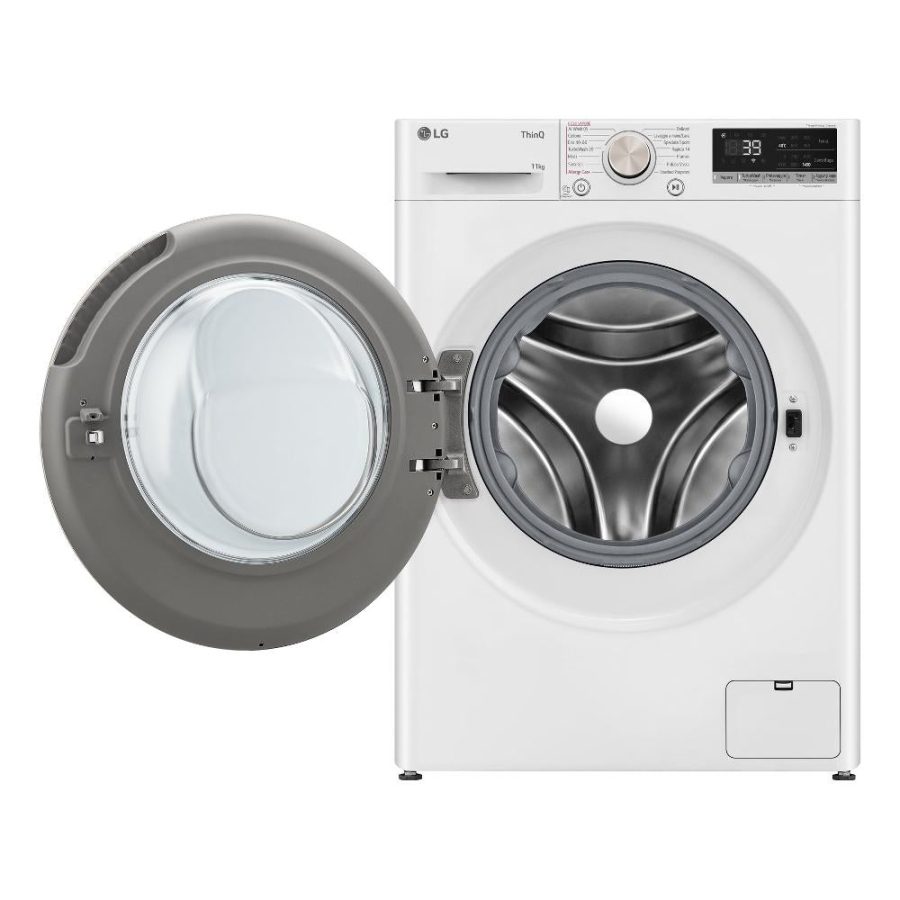 Lavatrice A Carico Frontale Lg AI DD Serie R7 F4R7011TSWG 11 Kg Classe A -10% 1400 Giri (A85xL60xP56,5) ThinQ Alexa Google Assistant - immagine 5