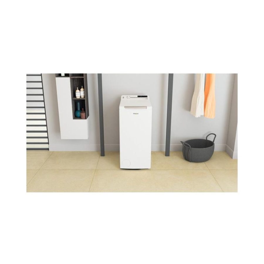 Lavatrice A Carica Dall'Alto Whirlpool 6 Kg 1200 Giri Classe B 6 Senso Zen TDLR 6252BS IT (A90xL40xP60) Bianco - immagine 5